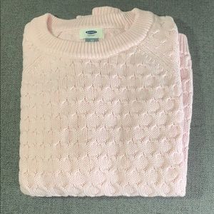 NWOT - Old Navy - Pink Weave Sweater - Size XS